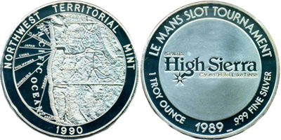 Northwest Territorial Mint 1990 Token (tHHSltnv-002)
